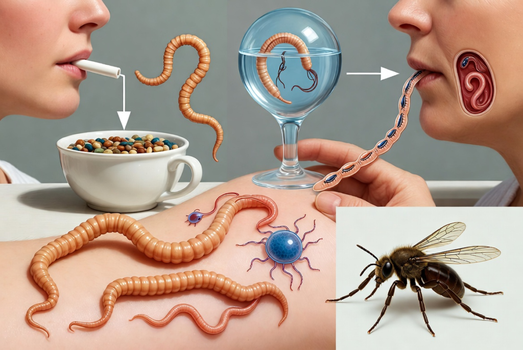 Jak poznat, že máte parazity?